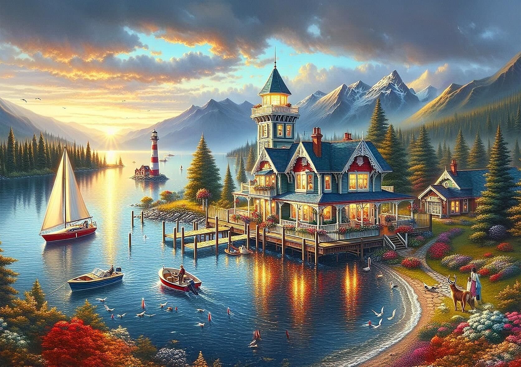 ART PUZZLE Puzzle Snový večer 1000 dílků