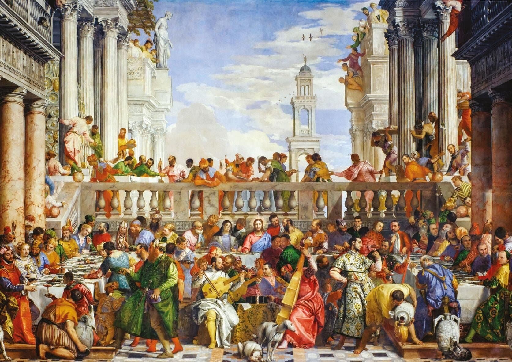 ART PUZZLE Puzzle Svatba v Káně 2000 dílků