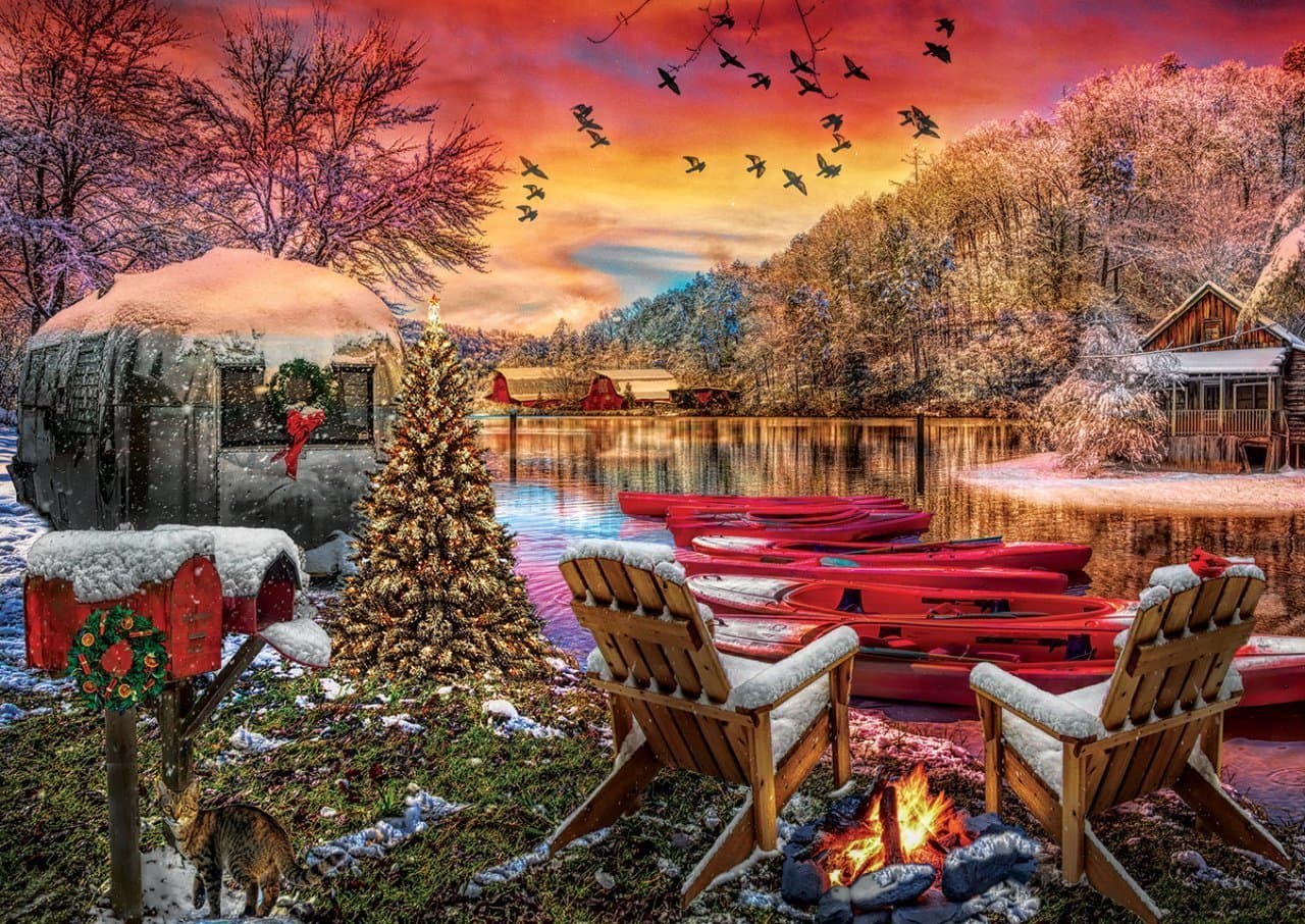 ART PUZZLE Puzzle Tábořiště 2000 dílků