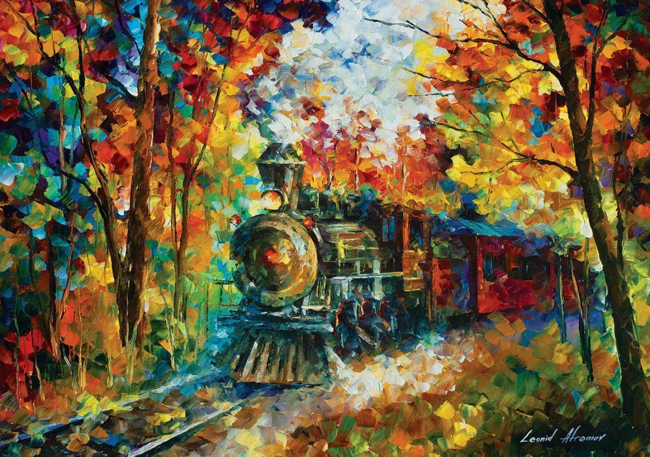 Art puzzle - Puzzle Train - 500 dielov