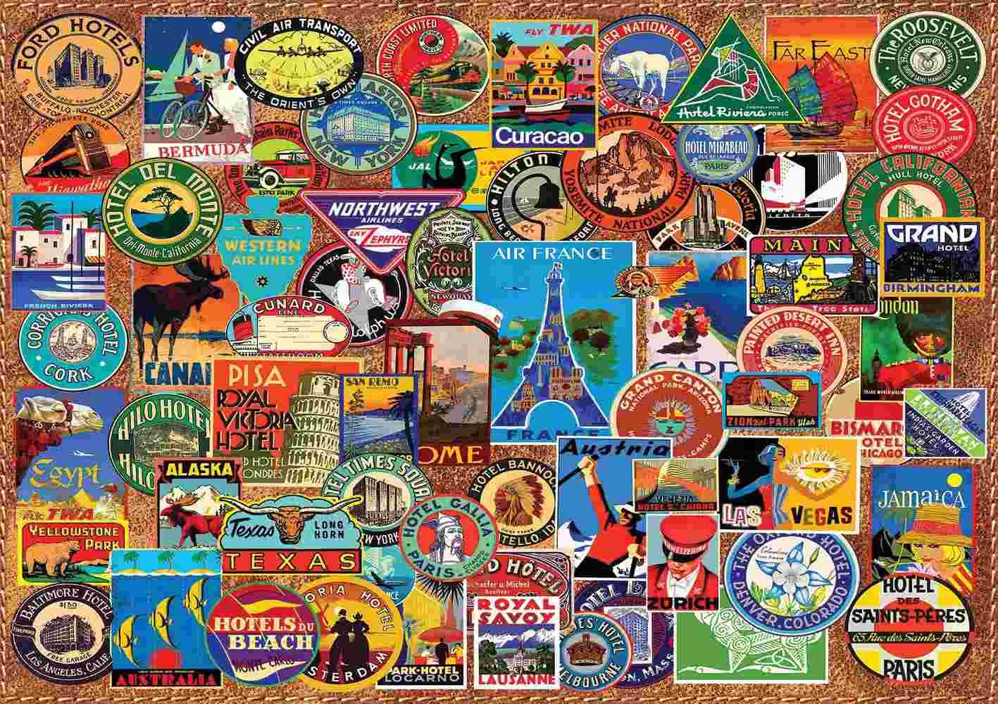 Art puzzle - Puzzle World Traveler - 1500 dielov