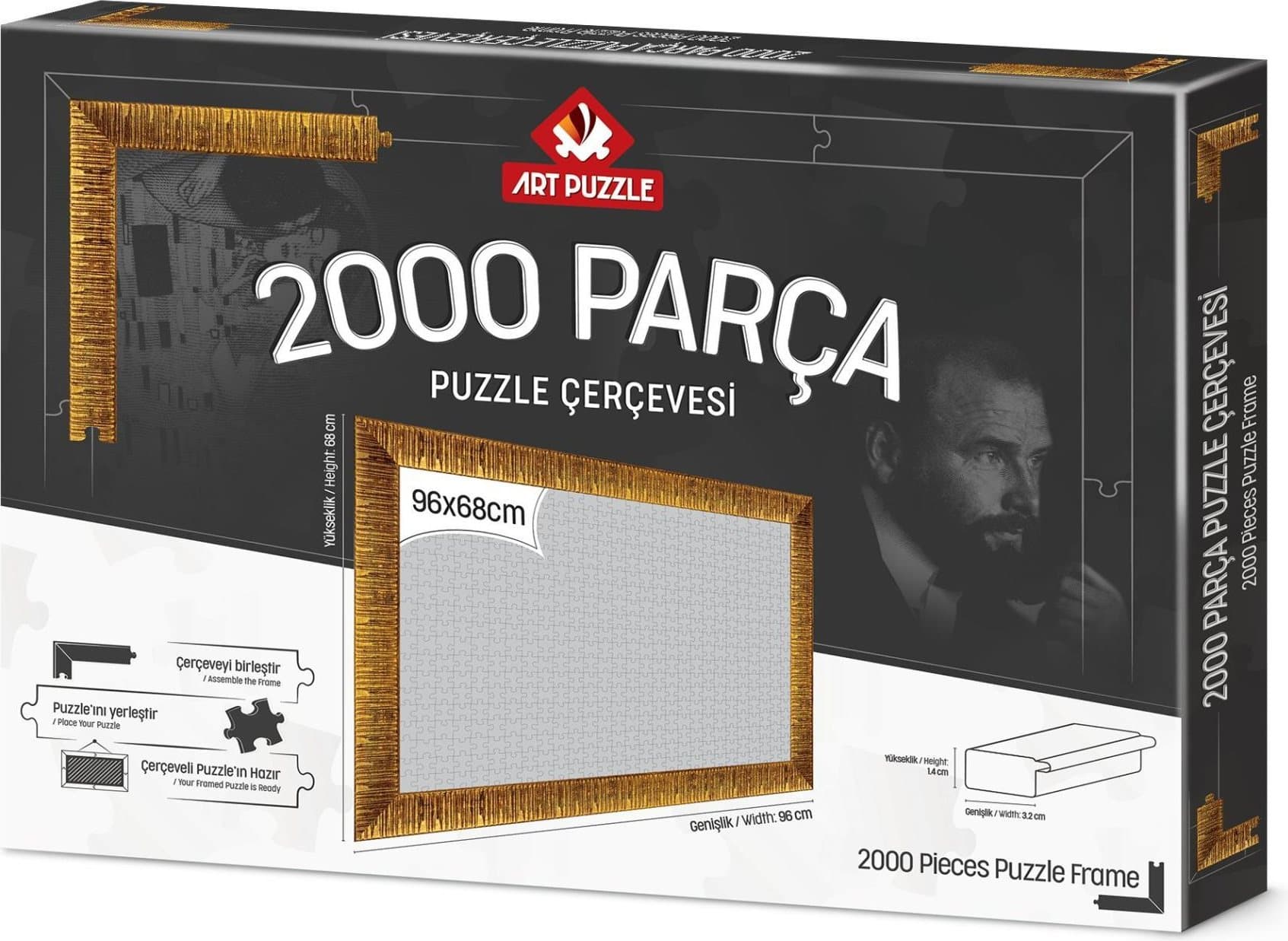 ART PUZZLE Rám na puzzle 96x68cm Gold (14633)