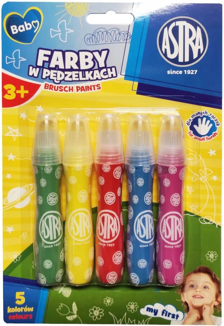 ASTRA Barvy ve štětcích 5ks