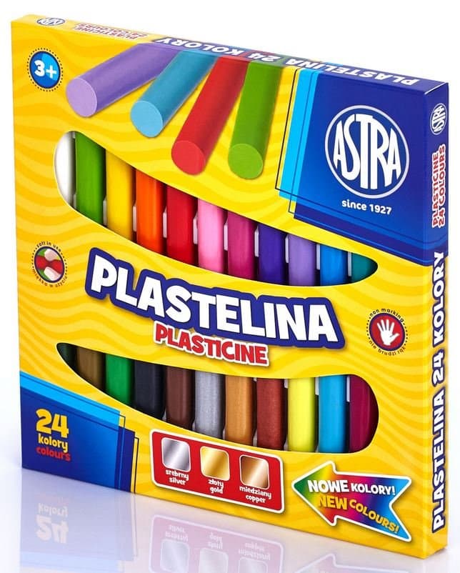 ASTRA Plastelína 24x13g