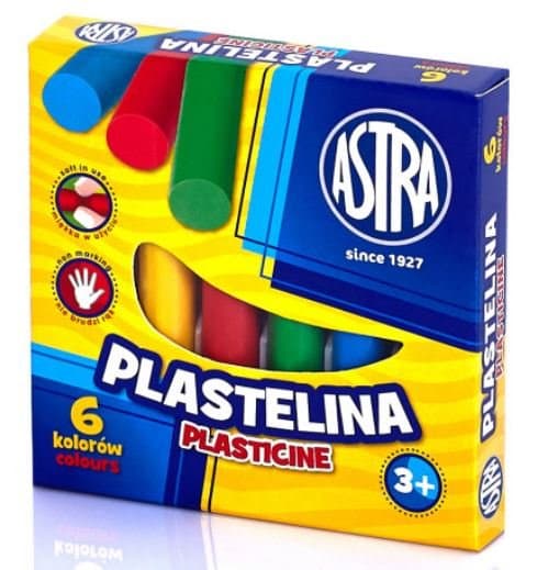 ASTRA Plastelína 6 barev
