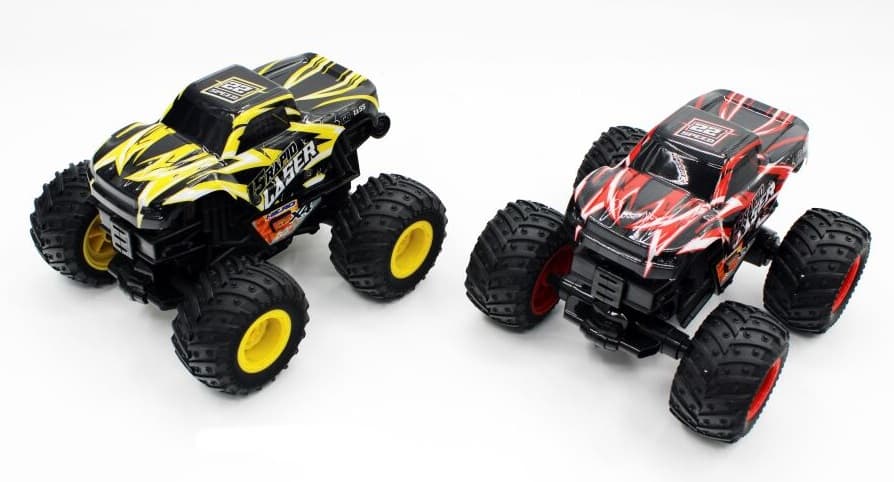 Auto 1:16 s efektmi 19cm - žltá