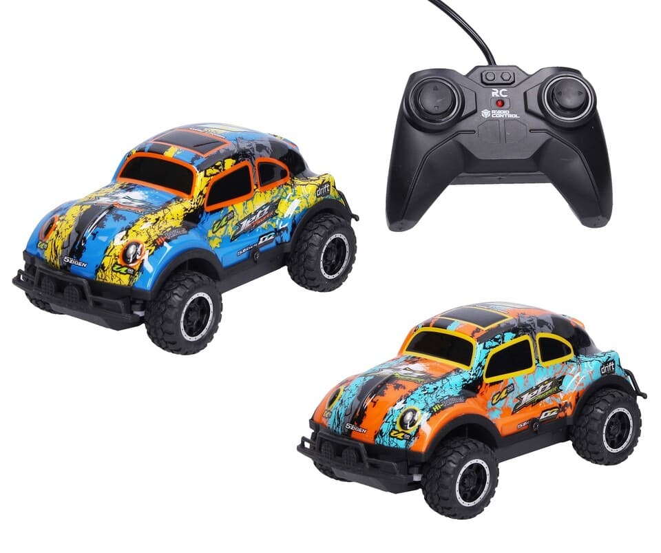 Auto chrobák RC bugina 17cm - oranžová