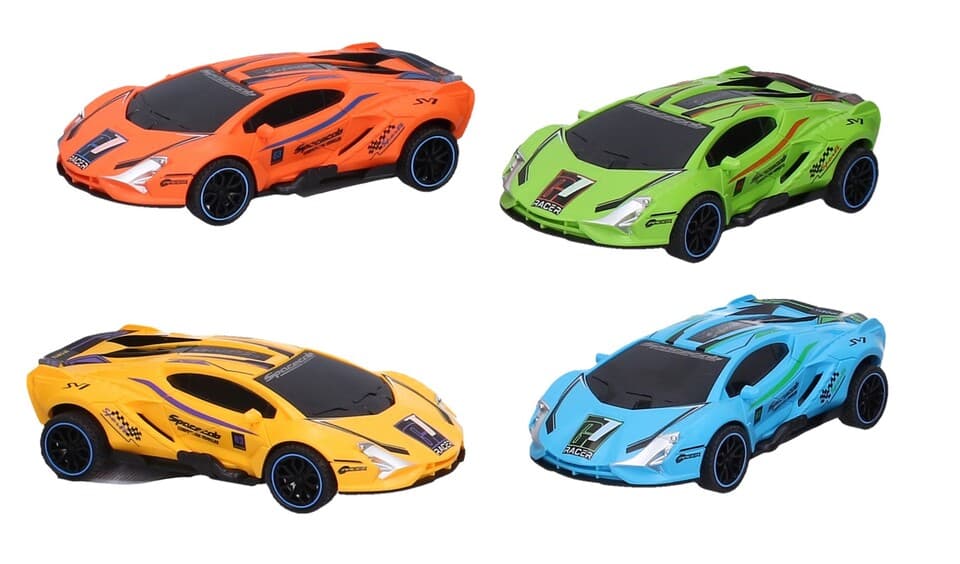 Auto Drift na zotrvačník športové 15cm - zelená