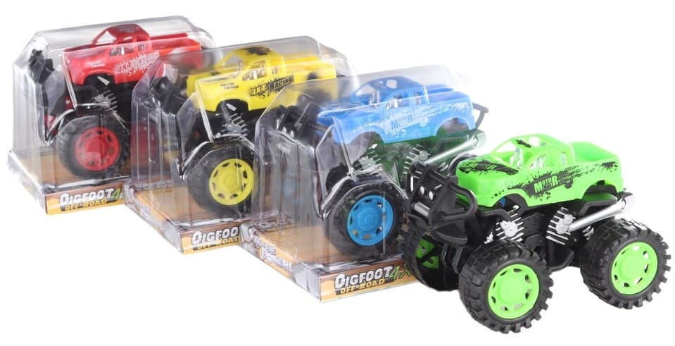 Auto Jeep 11cm na zotrvačník - náhodná