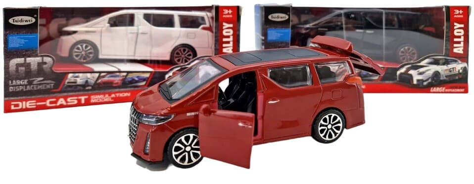 Auto kovové 12cm - biela
