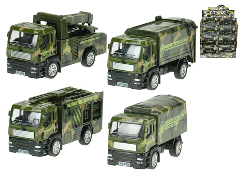 Auto nákladné vojenské 12cm/4druhy
