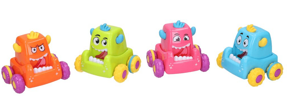 Auto príšerka 7,5cm - tyrkysová