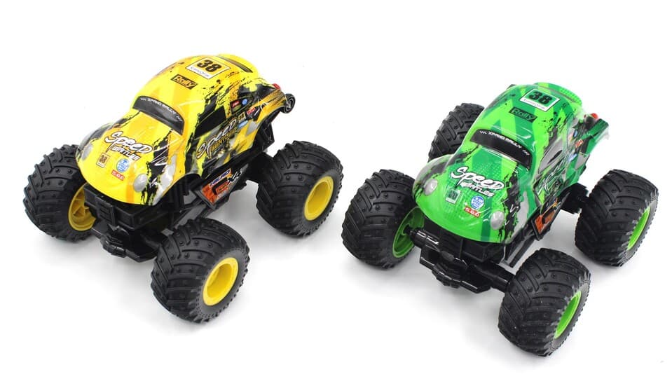 Auto s efektmi 19cm - žltá