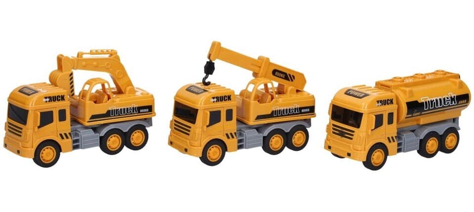 Auto stavebné 14,5cm/5druhov - žeriav