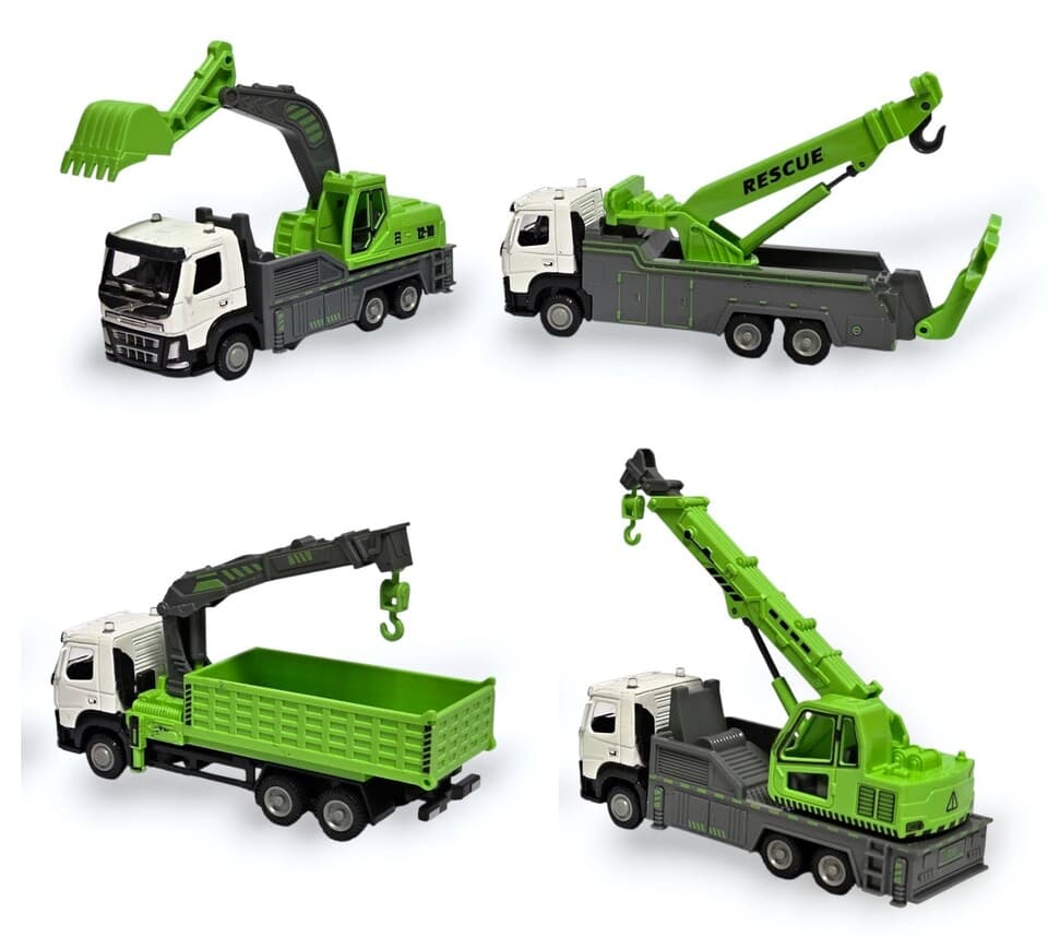 Auto stavebné 17,5cm kov/plast