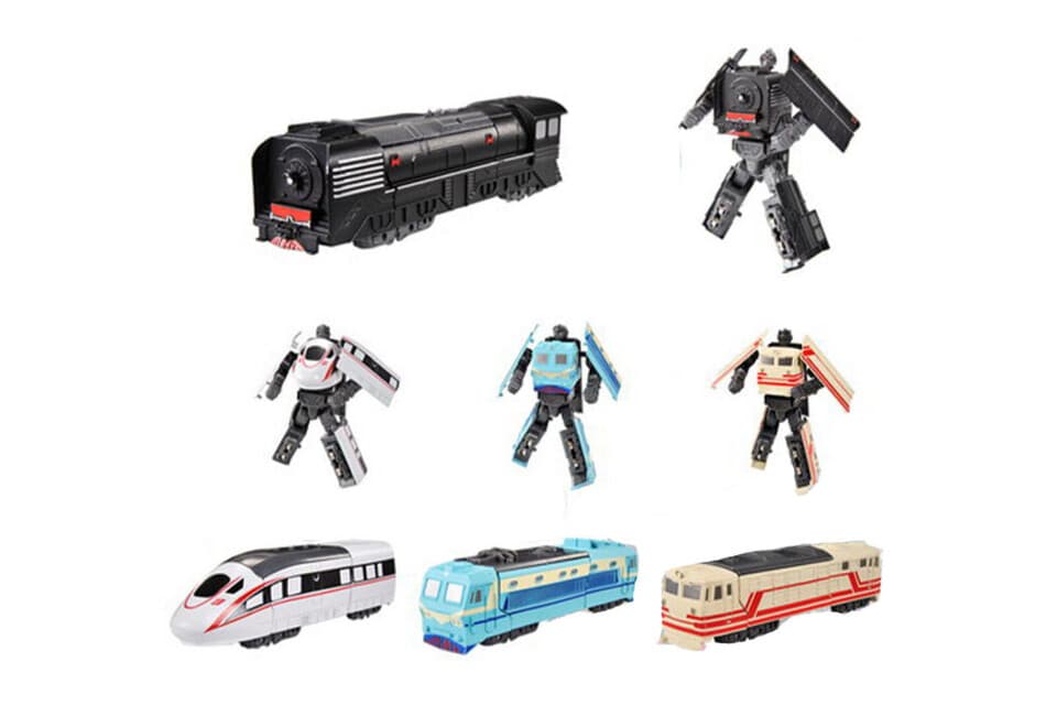 Autorobot vlak 10 cm - náhodná