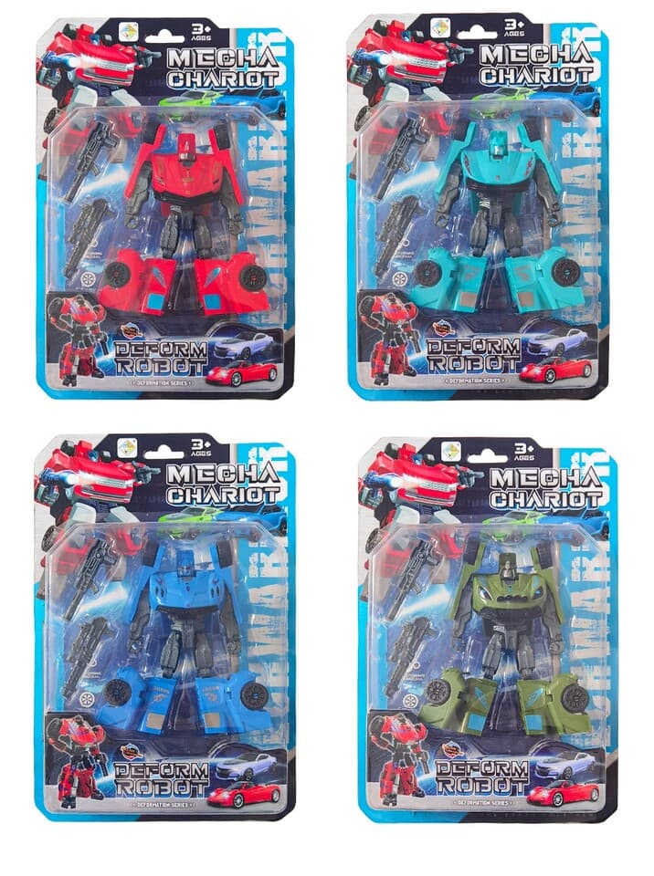 Autorobot závodné auto 10 cm - tyrkysová