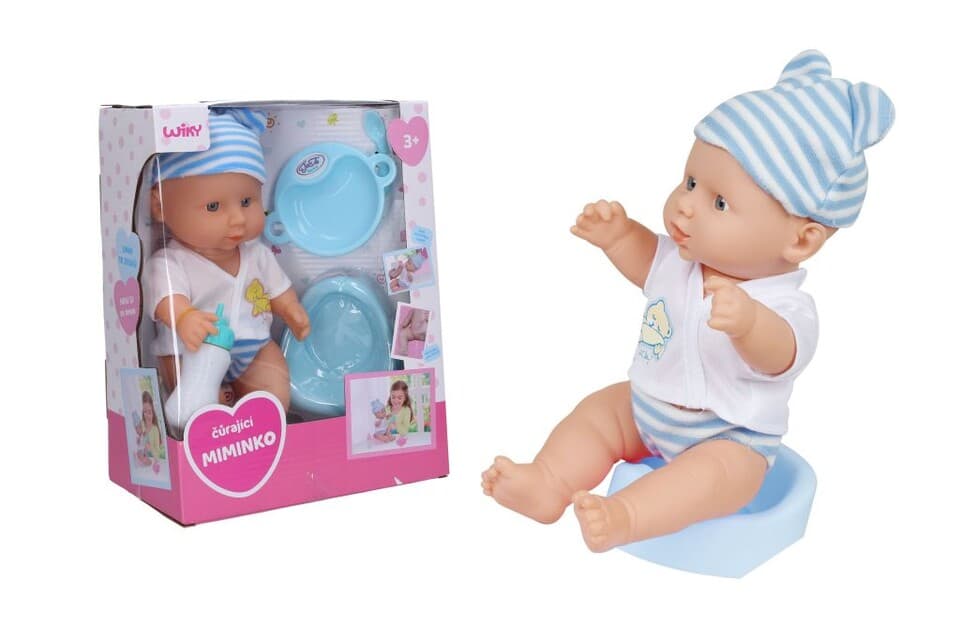 Bábätko cikajúce s efektmi 30cm