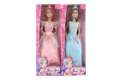 Bábika princezná s korunkou 30cm - náhodná