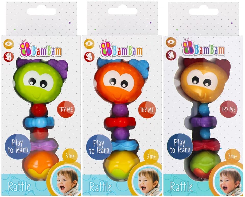 BamBam Hrkálka chrobák 15cm - náhodná