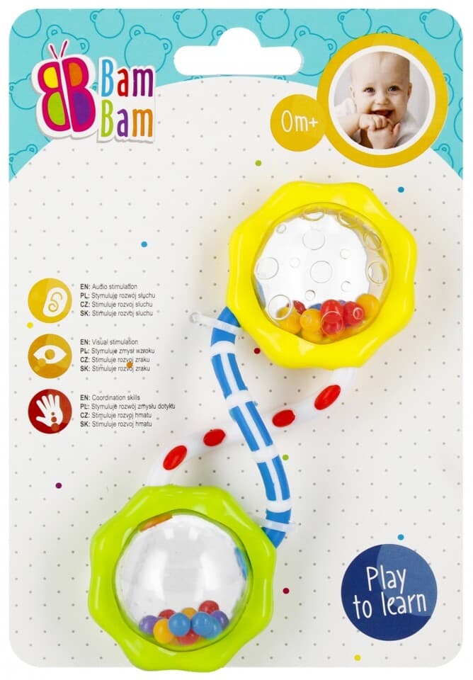 BamBam Hrkálka gule 14cm