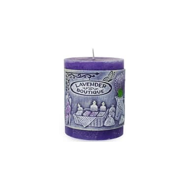 Bartek sviečka valec 7x9cm Lavender fialová