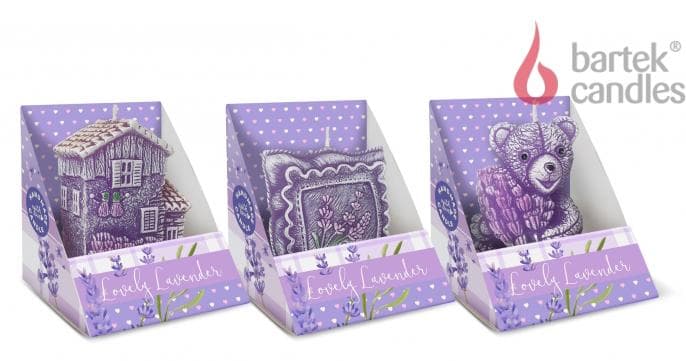 Bartek Sviečka figúrka Lovely Lavender 70g