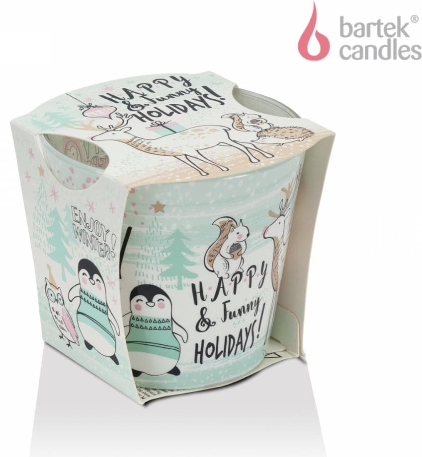 Bartek Vonná sviečka 115g Happy&Funny Holidays