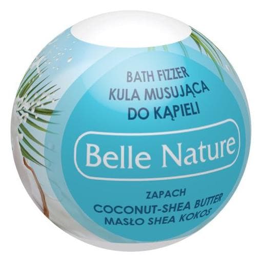 Belle Nature bomba do kúpeľa 50g Bambucké maslo