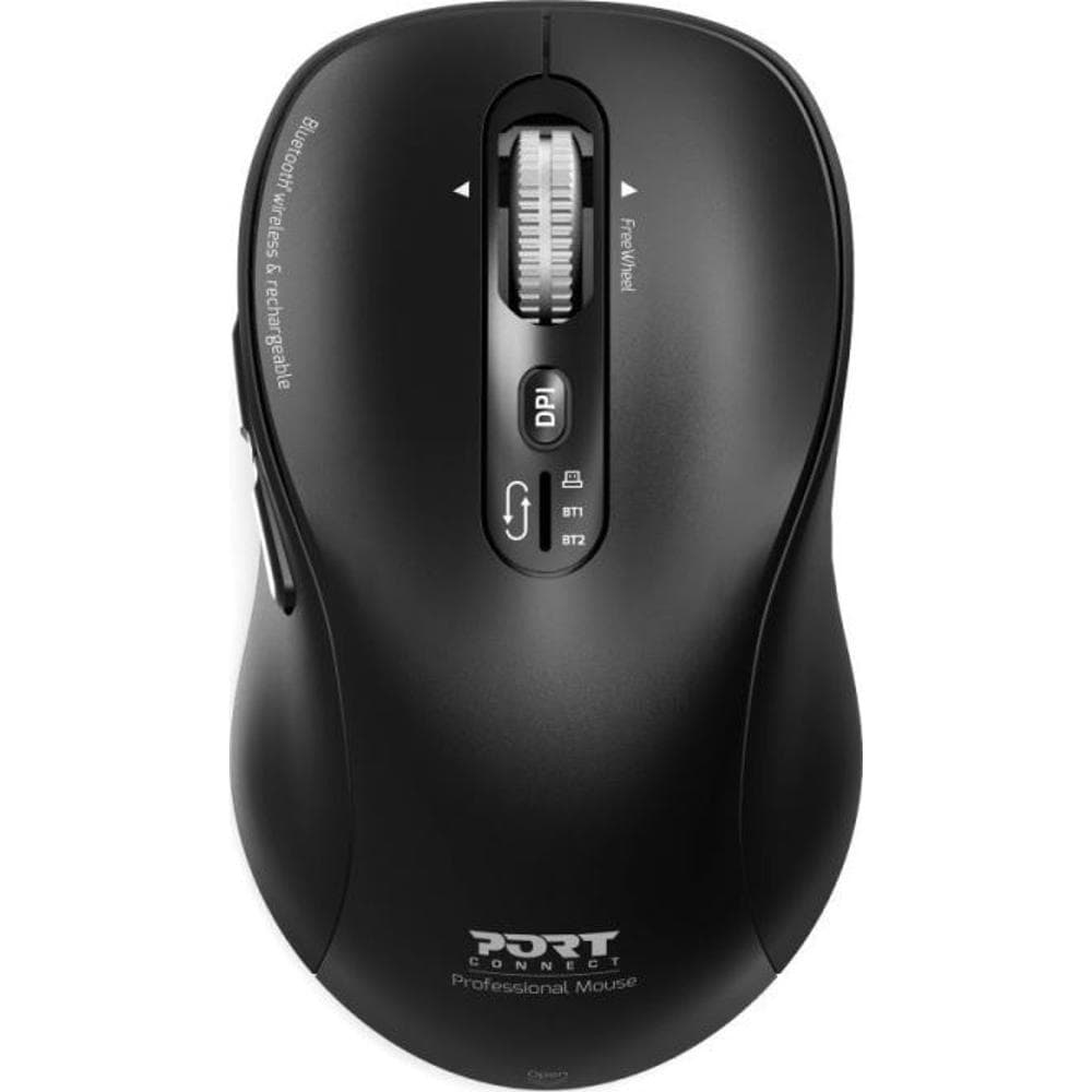Bezdrôt. nabíjacia myš Expert USB-A/C BK