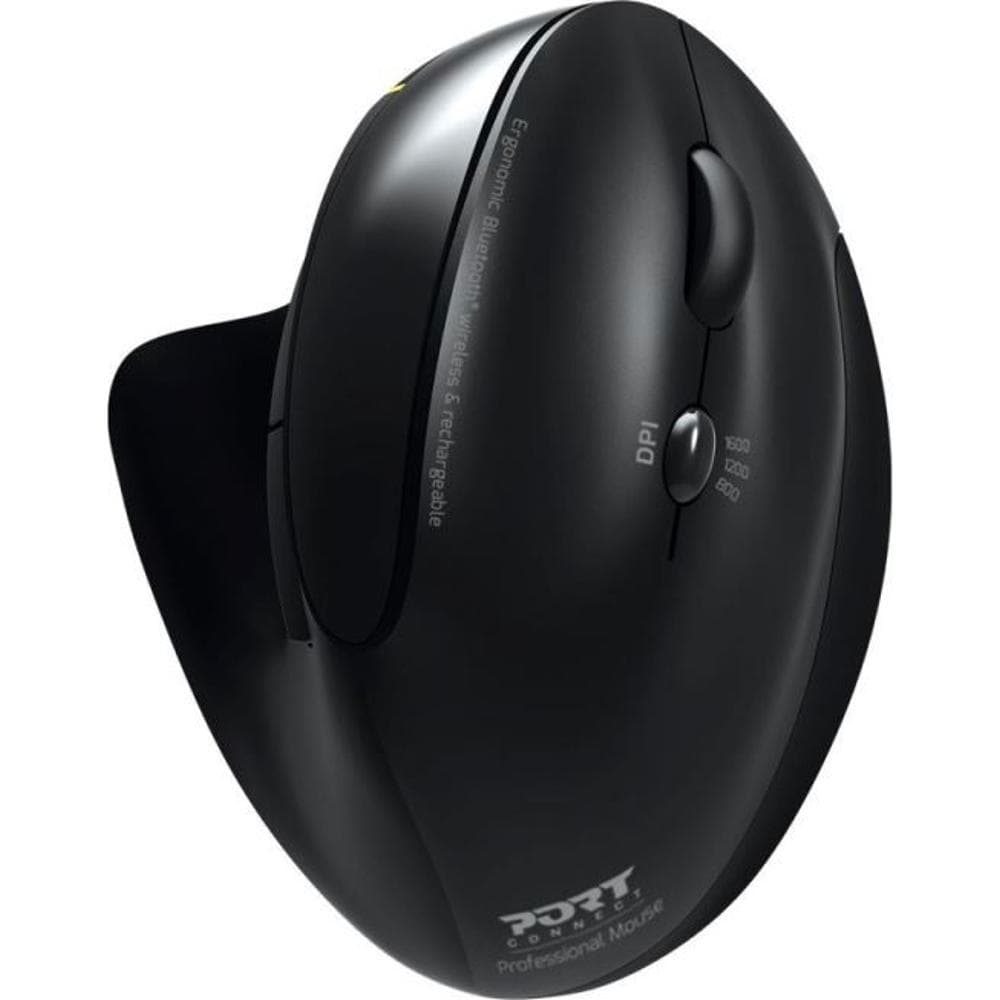 Bezdrôtová ergonomická myš USB-A/C BLACK