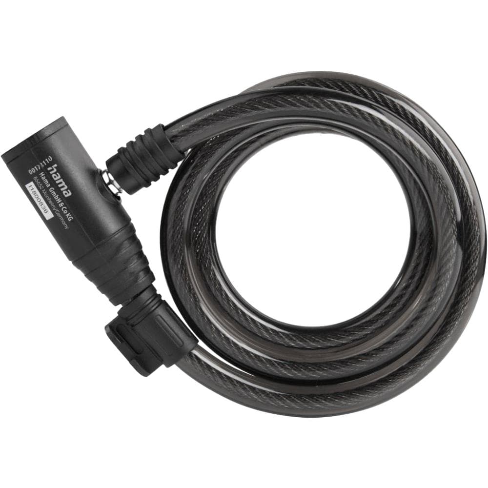 Bike lock lankový špirálový, 120 cm HAMA