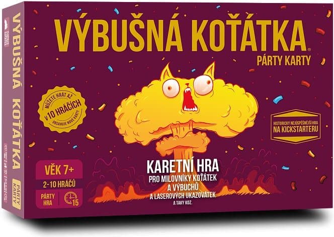 BLACKFIRE Výbušná koťátka: Párty karty