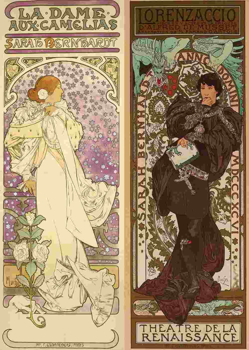 BlueBird - Puzzle Alfonz Mucha: Collage - 500 dielov