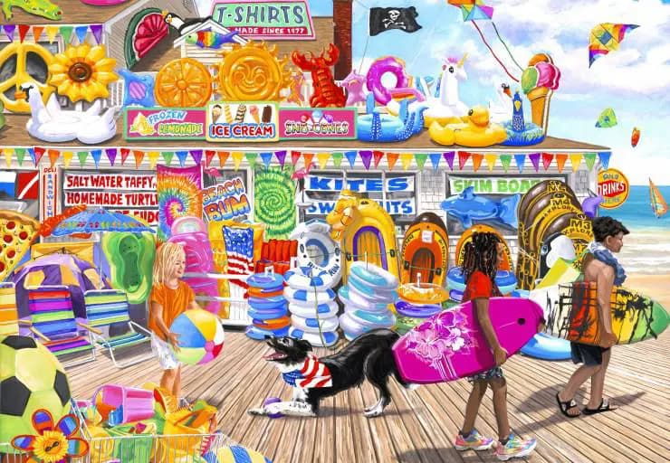 BlueBird - Puzzle Beach Shop - 1000 dielov
