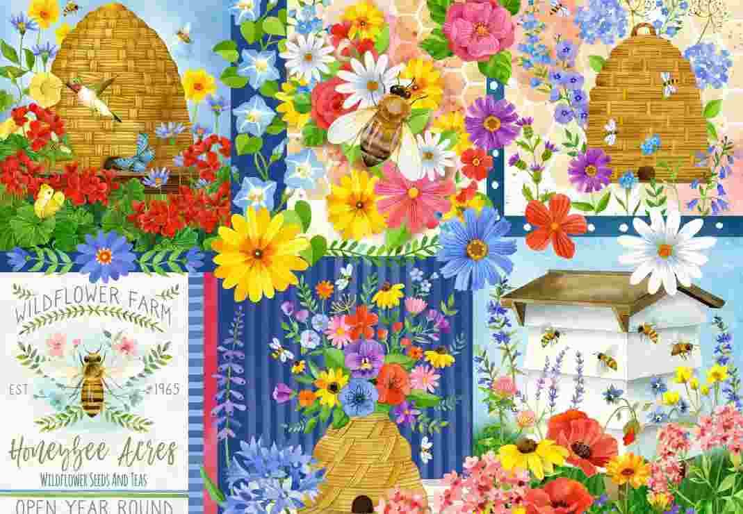 BlueBird - Puzzle Beehives and Bees - 1000 dielov