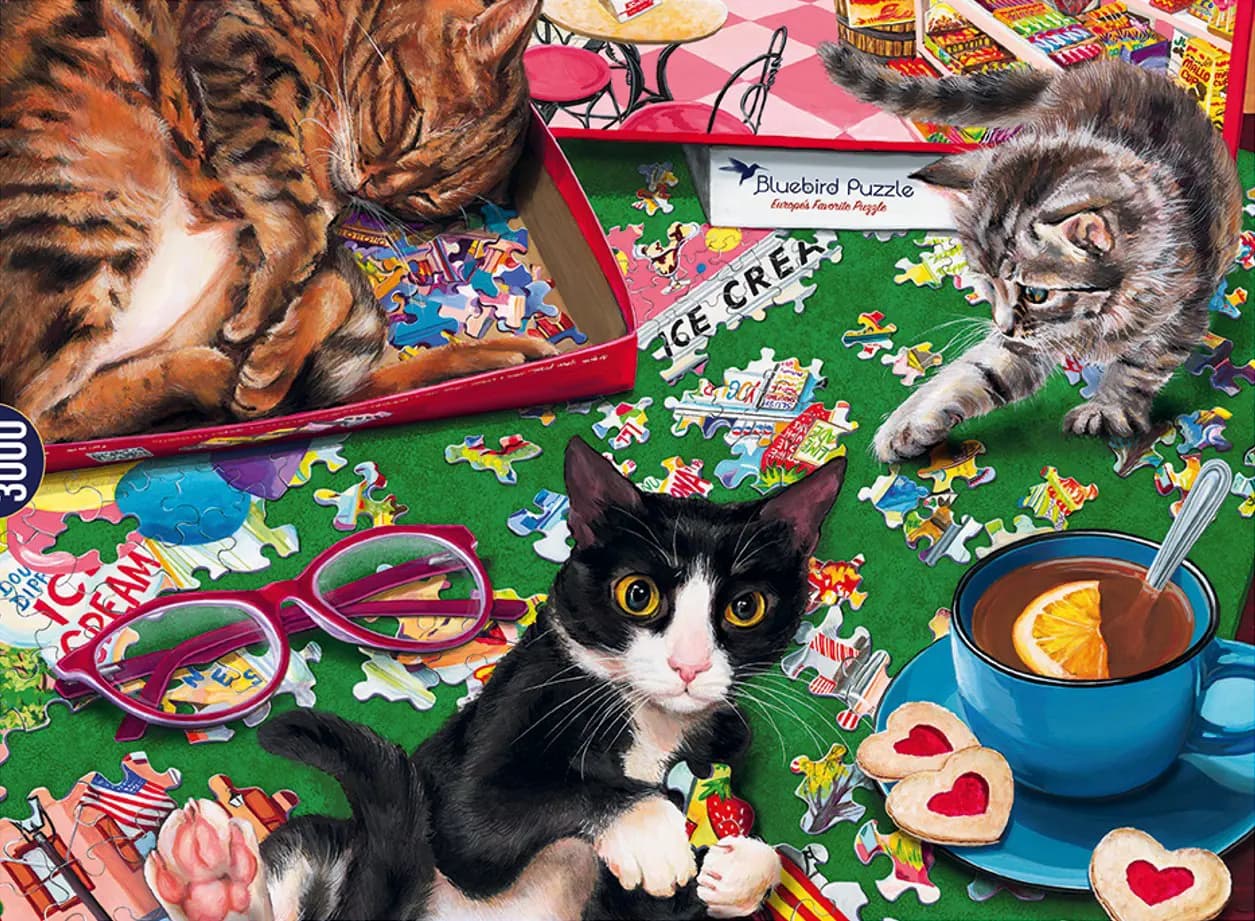 BlueBird - Puzzle Cats - 3000 dielov