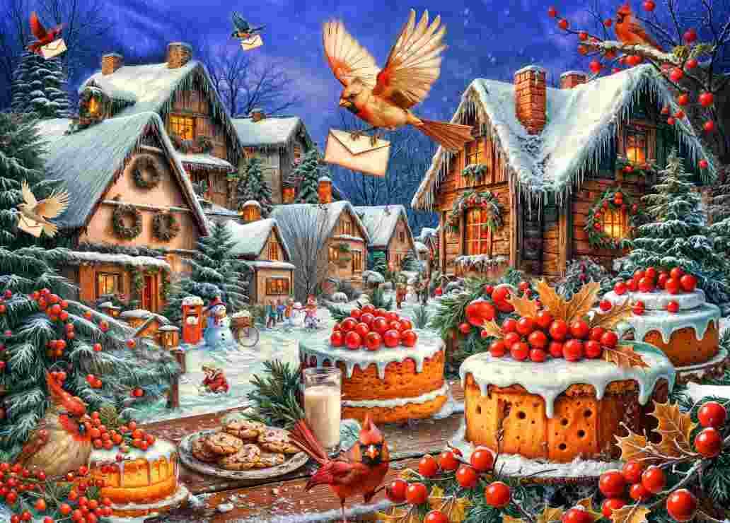 BlueBird - Puzzle Christmas Delights - 1500 dielov
