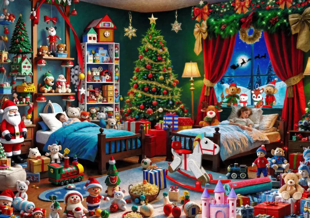 BlueBird - Puzzle Christmas Delivery - 2000 dielov