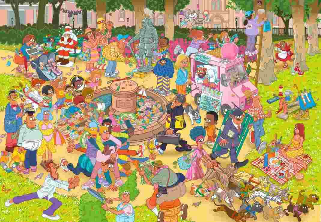 BlueBird - Puzzle Chuckle Park - 1000 dielov
