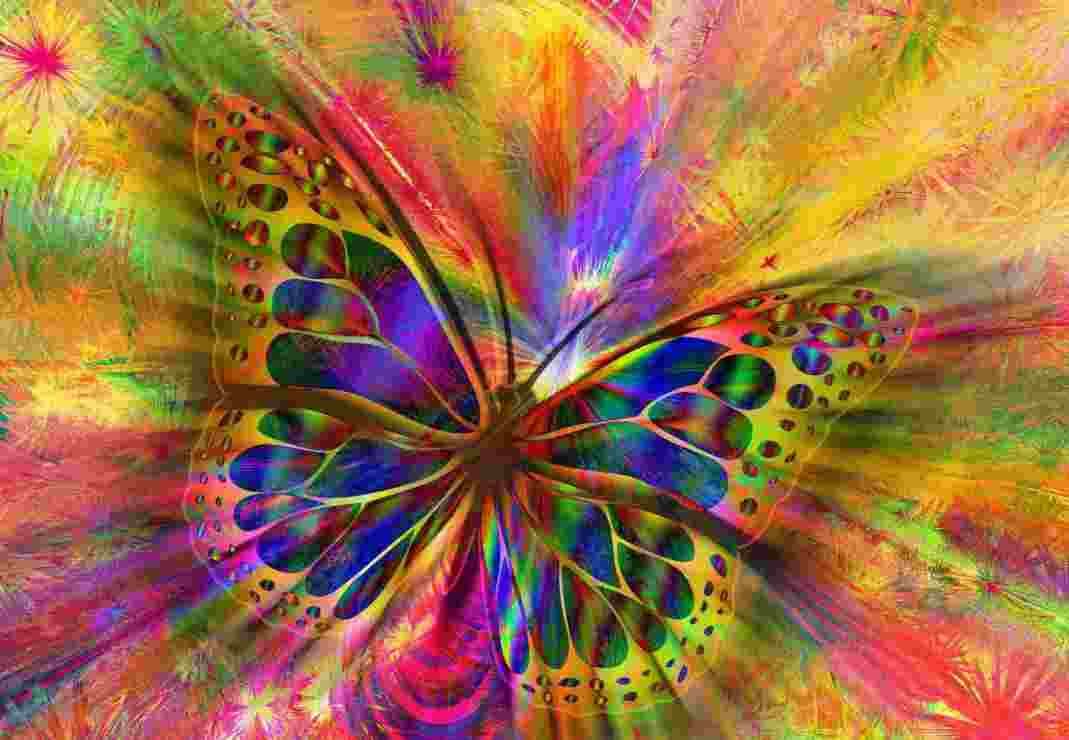 BlueBird - Puzzle Colorful Butterfly - 1000 dielov