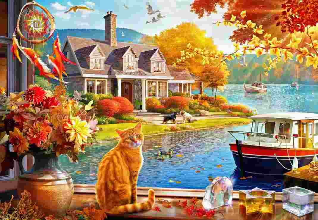 BlueBird - Puzzle Fall View - 1000 dielov