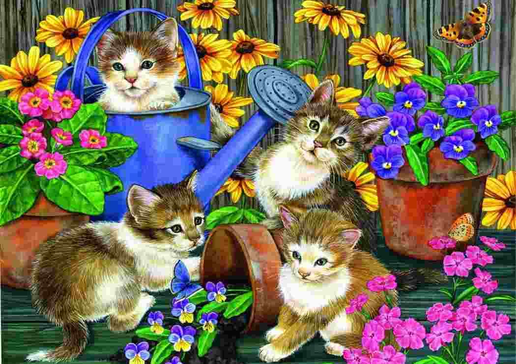 BlueBird - Puzzle Garden Mischief - 1000 dielov