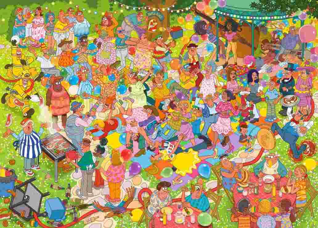 BlueBird - Puzzle Garden Party - 1500 dielov