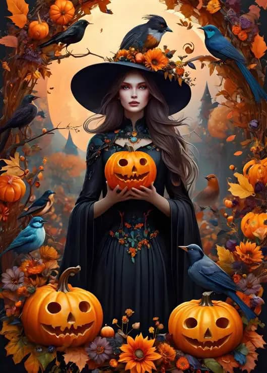 BlueBird - Puzzle Halloween Witch - 500 dielov