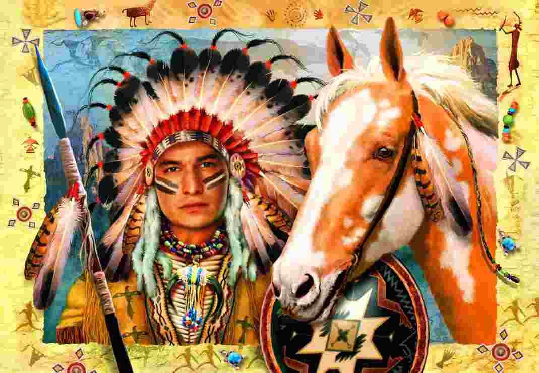 BlueBird - Puzzle Indian Chief - 1000 dielov