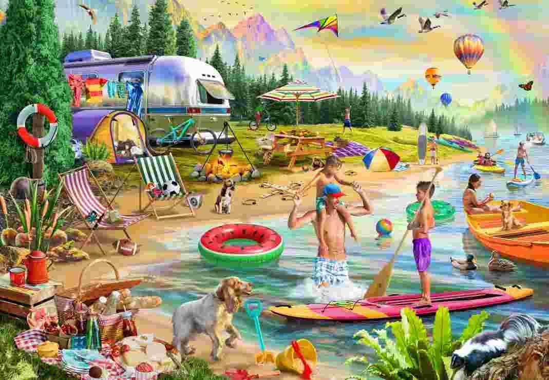 BlueBird - Puzzle Lakeside Summer Camp - 1000 dielov