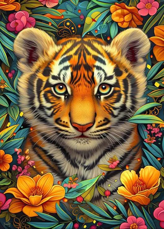 BlueBird - Puzzle Little tiger - 300 dielov