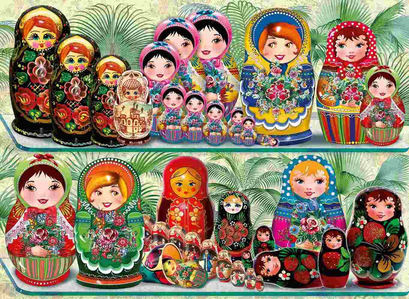 BlueBird - Puzzle Matryoshka Dolls - 6000 dielov