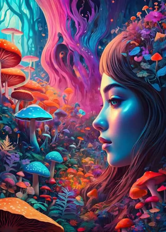 BlueBird - Puzzle Mushroom World - 500 dielov